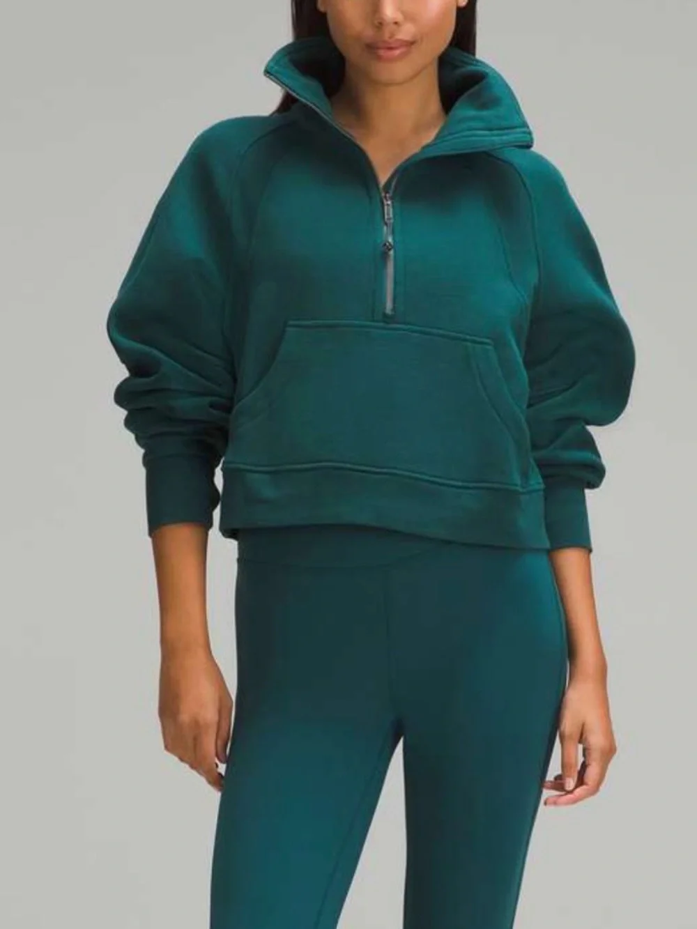 lululemon athletica Scuba Funnel-Neck Half-Zip Hoodie NWOT